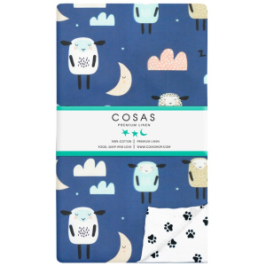 Пододеяльник Cosas Sheep Sleep Dblue Paws 110х140 (4822052059999)