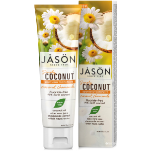 Зубна паста Jason Загоює з олією кокосу Simply Coconut 119 г (078522014966) в Хмельницькому