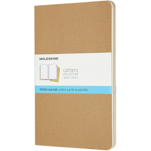 Набір записних книг Moleskine Cahier 13 x 21 см 3 шт по 80 сторінок