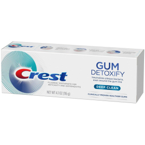 Очищувальна зубна паста Crest Gum Detoxify Deep Clean 116 г (37000754213) краща модель в Хмельницькому