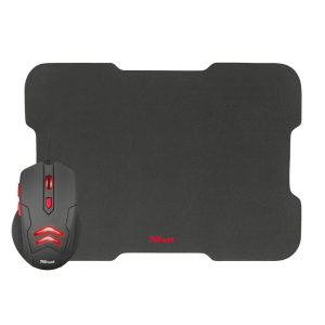 Мишка Trust Ziva Gaming mouse with Mouse pad (21963) краща модель в Хмельницькому