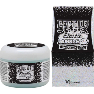 Омолаживающий пузырьковый крем для лица Elizavecca Peptide 3d Fix Elastic Bubble Facial Cream 100 г (8809624500062) в Хмельницком