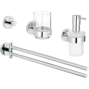 Набір аксесуарів GROHE Essentials 40846001 4 в 1 ТОП в Хмельницькому