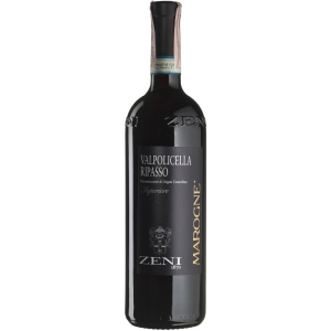 Вино Zeni Valpolicella Superiore Ripasso Marogne червоне сухе 0.75 л 14% (8005369000984)