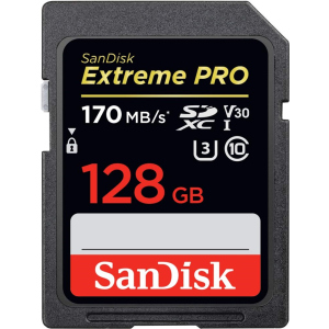 SanDisk SDXC Extreme Pro 128GB V30 UHS-I U3 (SDSDXXY-128G-GN4IN) в Хмельницькому