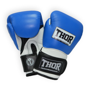 Перчатки боксерские Thor Pro King (PU) 14 унций Blue/White/Black (8041/03(PU) B/Wh/Bl 14 oz.) в Хмельницком