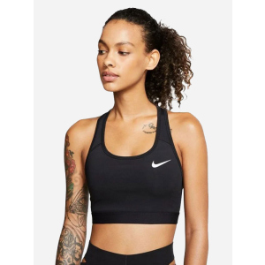 Спортивний топ Nike Swoosh Band Bra Non Pad BV3900-010 M Чорний (193655466694) краща модель в Хмельницькому