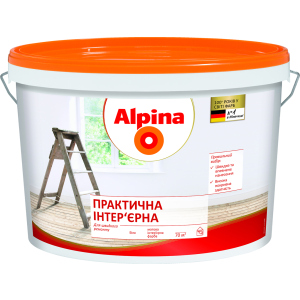 Фарба інтер'єрна Alpina "Практична" 3.5 кг Біла (930244) в Хмельницькому