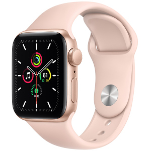 Смарт-часы Apple Watch SE GPS 40mm Gold Aluminum Case with Pink Sand Band (MYDN2UL/A) ТОП в Хмельницькому