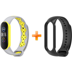 Xiaomi Mi Band 5 MiJobs Sport Grey/Yellow (MJ5-SP012GY) лучшая модель в Хмельницком