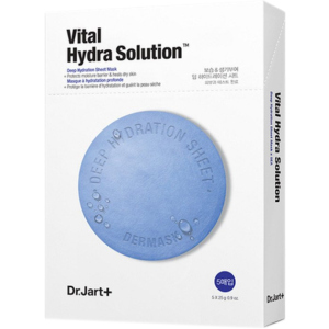 Зволожуюча маска з гіалуроновою кислотою Dr.Jart+ Dermask Water Jet Vital Hydra Solution 30 г x 5 шт (8809642712218) краща модель в Хмельницькому