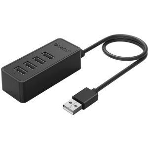 купити USB-хаб Orico W5P-U2-030-BK-PRO USB 2.0 4 порти Black (CA911424)