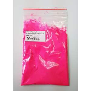Флуоресцентный (ультрафиолетовый) пигмент Нокстон Темно-розовый (Темно - розовое свечение в УФ) 100 г надежный