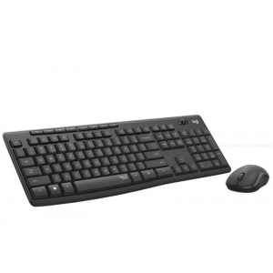 Комплект (клавіатура, миша) бездротовий Logitech MK295 Combo Black USB (920-009807)