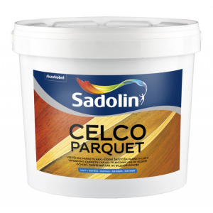 Водорозчинний лак для підлоги з гарною зносостійкістю Sadolin Celco Floor Aqua (Celco Parquet) Матовий Безбарвний 1 л в Хмельницькому