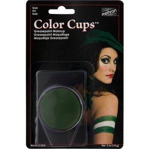 Кремовый грим Mehron Color Cups Green 12 г (CCC-G) (764294502069) ТОП в Хмельницком