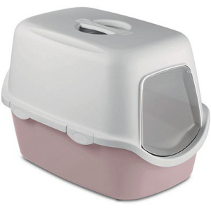 купить Туалет для кошек Stefanplast Cathy Filter 56 х 40 х 40 см Нежно-розовый (8003507986466)
