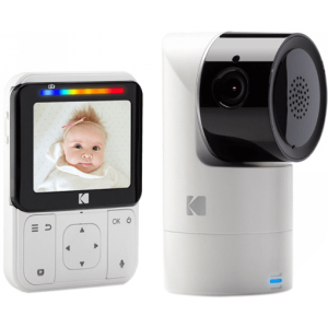 Цифрова відеоняня Kodak C225 HD Wi-fi з батьківським блоком (C225000C225) (4895222700120) рейтинг