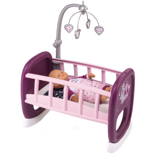 Колиска Smoby Toys Baby Nurse Прованс з мобілем 47 см (220343) (3032162203439) ТОП в Хмельницькому