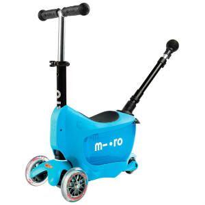 Самокат Micro Mini 2Go Deluxe Plus Blue (MMD034) (7640108563330) надежный