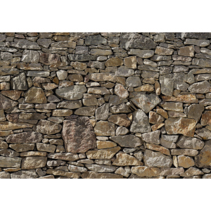 Фотообои бумажные Komar Stone Wall (Каменная стена) 368х254 см (8-727) лучшая модель в Хмельницком