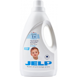 Гіпоалергенний гель для прання JELP 1+ для білої білизни 1.5 л (5713183900153) рейтинг