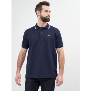 Поло Lacoste PH2384-525 L (T5) Navy blue/White (3665926014134) лучшая модель в Хмельницком