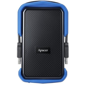 Жорсткий диск HDD ext 2.5 USB 2.0TB Apacer AC631 Black/Blue (AP2TBAC631U-1) ТОП в Хмельницькому