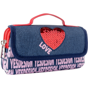 Пенал мягкий YES WL-01 Love (532936) в Хмельницком