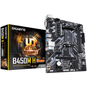 Материнская плата GIGABYTE B450M H