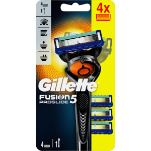 Верстат для гоління чоловічий (Бритва) Gillette Fusion5 ProGlide Flexball з 4 змінними картриджами (7702018556298)