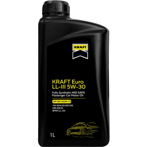 купити Моторна олія Kraft Euro LL-III 5W-30, 1 л (708133)