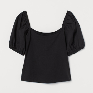 Топ H&M 060818031_black S Чорний (6666000134639) краща модель в Хмельницькому