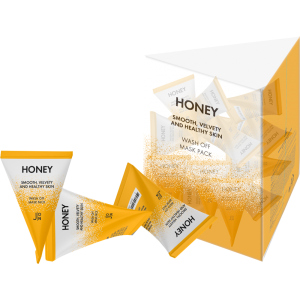 Маска для лица J:ON МЕД Honey Smooth Velvety and Healthy Skin Wash Off Mask Pack 20 шт x 5 г (8802929006697)