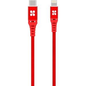 Кабель Promate PowerCord Type-C - Lightning 1.2 м Red (powercord.red)