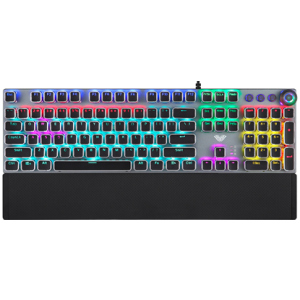 Клавиатура проводная Aula Fireshock V5 Mechanical Wired Keyboard Blue Switch EN/RU/UA