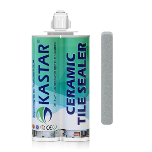 Двухкомпонентная эпоксидная фуга затирка Kastar Ceramic Tile Sealant Light Grey/Бетонно-серый 400мл. рейтинг