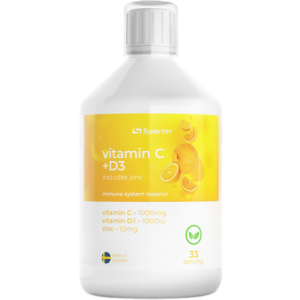 Вітамінно-мінеральний комплекс Sporter Vitamin C + D3 500 мл Orange (4820249720158)