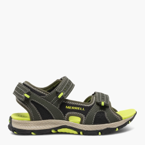 хороша модель Сандалії Merrell Panther Sandal 2.0 Kids' Sandals MK264458 30 (12) Оливкові (2990022383855)