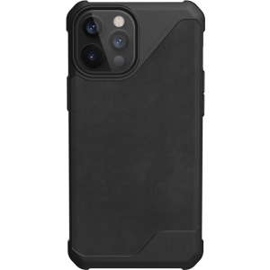 Панель UAG Metropolis LT Leather для Apple iPhone 12 Pro Max Black (11236O118340) краща модель в Хмельницькому