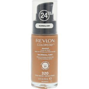 Тональний крем Revlon ColorStay нормальна та суха шкіра з дозатором 320 True Beige 30 мл (309974677080) краща модель в Хмельницькому