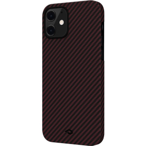 Панель Pitaka MagEZ Case Twill Apple iPhone 12 mini Black/Red (KI1203) ТОП в Хмельницькому