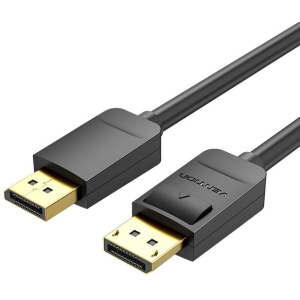 Кабель Vention DisplayPort v1.2 1 м Black (HACBF) ТОП в Хмельницком