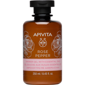 Гель для душа Apivita Rose Pepper с эфирными маслами 250 мл (5201279074548) ТОП в Хмельницком