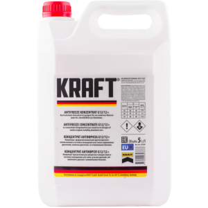 Антифриз Kraft G12/12+ Red концентрат для системы охлаждения 5 л (KF104) ТОП в Хмельницком