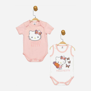 Боді Cimpa Hello Kitty HK17476 80-86 см 2 шт Біло-рожеве (8691109893796) ТОП в Хмельницькому