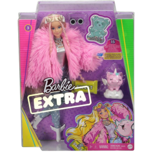 Лялька Barbie Екстра в рожевій пухнастій шубці (GRN28) (0887961908480) в Хмельницькому