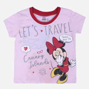 Футболка Disney MINNIE 2200004949 128 см (8 років) Рожева (8427934402953) ТОП в Хмельницькому