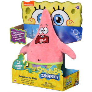 купити М'яка іграшка SpongeBob Exsqueeze Me Plush Patrick Burp зі звуком (EU690903)