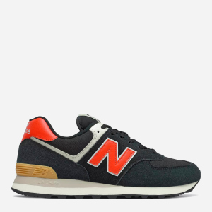 Кросівки New Balance 574 ML574ML2 40.5 (8) 26 см Чорні з оранжевим (195173180403) краща модель в Хмельницькому